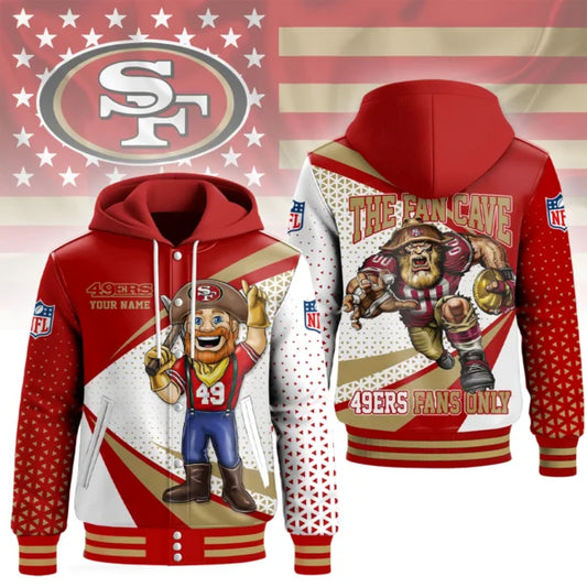 LIMITED EDITION - NEW CUSTOMIZED NFL11 SF49 SAN FRANCISCO 49ERS UNISEX T-SHIRT, POLO, HOODIE & JACKETS