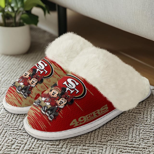 [SPECIAL OFFER] NEW CUSTOMIZED NFL11 SF49 SAN FRANCISCO 49ERS COTTON SLIPPERS