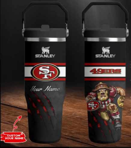 LIMITED EDITION - NEW CUSTOMIZED NFL11 SF49 SAN FRANCISCO 49ERS TUMBLER CUP