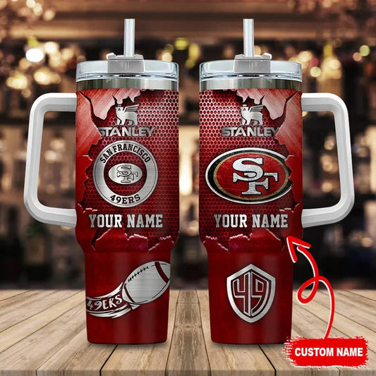 LIMITED EDITION - NEW CUSTOMIZED NFL11 SF49 SAN FRANCISCO 49ERS TUMBLER CUP
