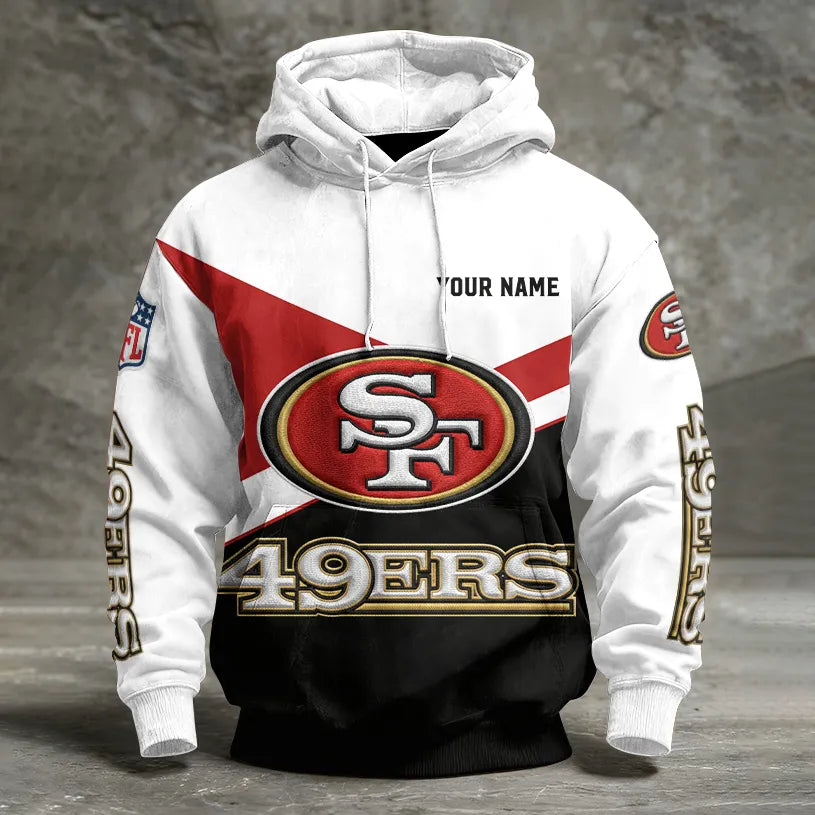 LIMITED EDITION - NEW CUSTOMIZED NFL11 SF49 SAN FRANCISCO 49ERS UNISEX T-SHIRT, POLO, HOODIE & JACKETS