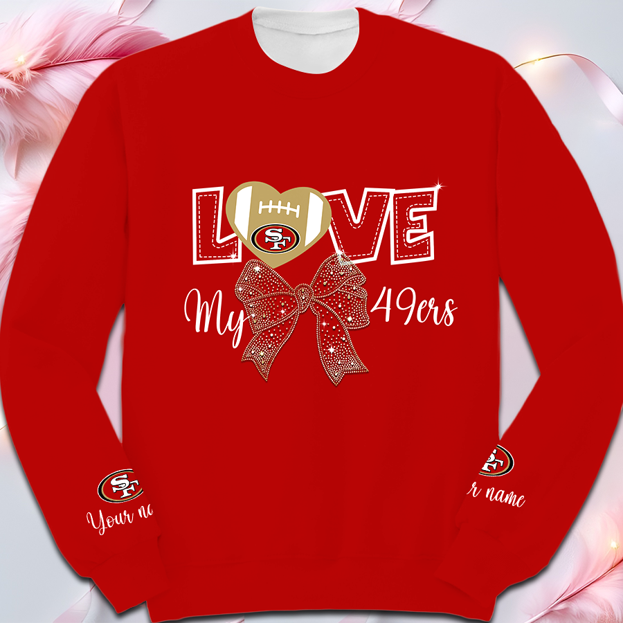 LIMITED EDITION - NEW CUSTOMIZED NFL11 SF49 SAN FRANCISCO 49ERS UNISEX T-SHIRT, POLO, HOODIE & JACKETS