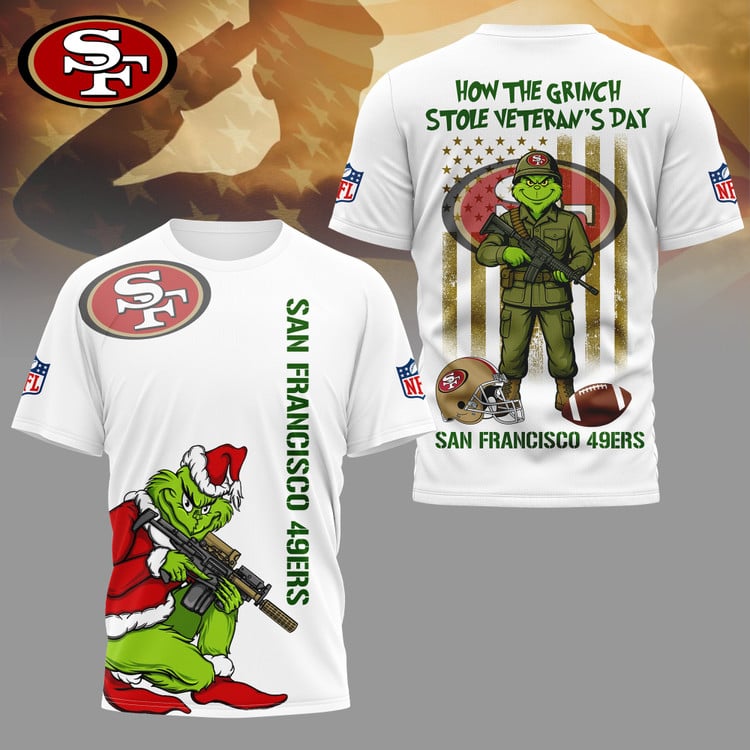 LIMITED EDITION - NEW CUSTOMIZED NFL11 SF49 SAN FRANCISCO 49ERS 3D SHIRT