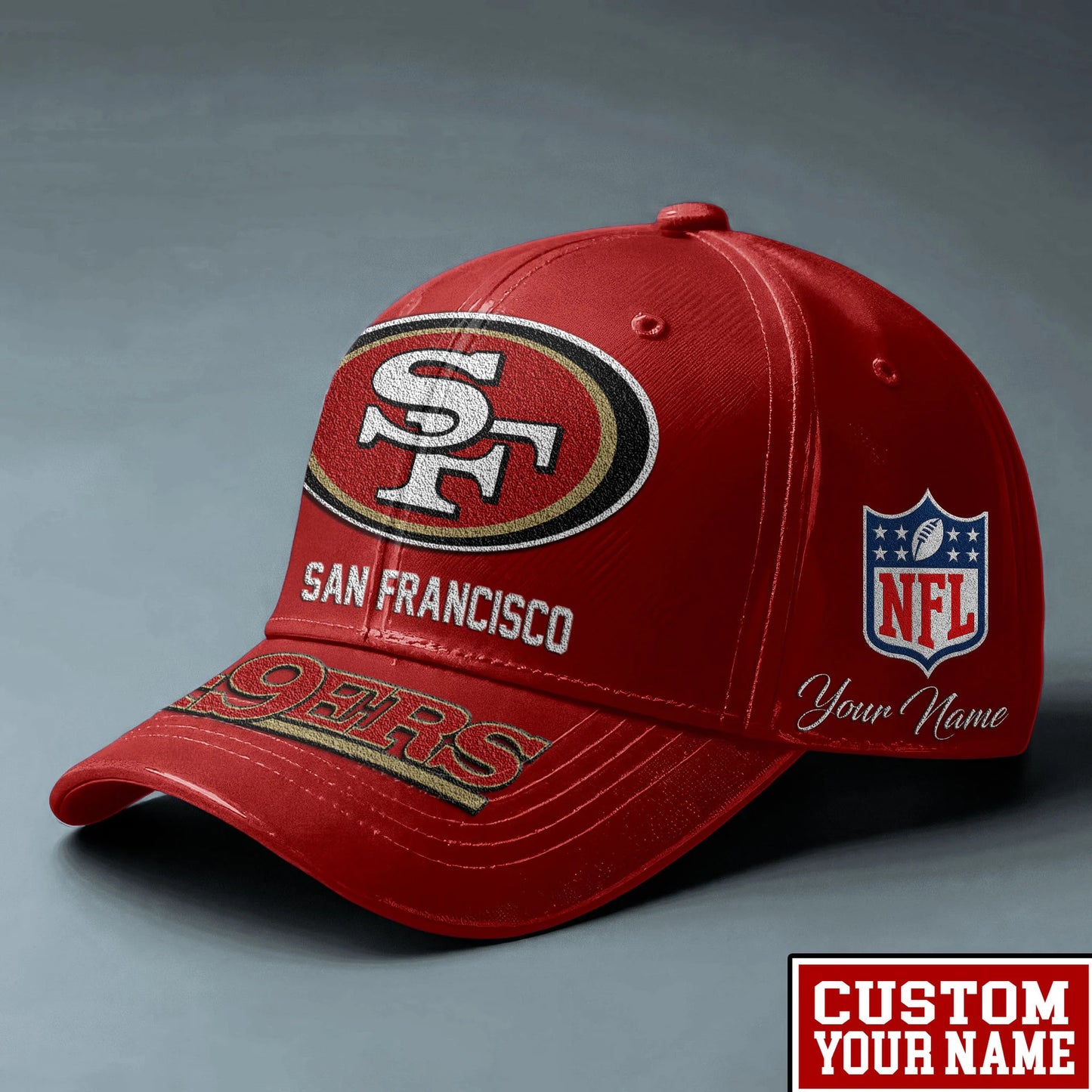 LIMITED EDITION - NEW CUSTOMIZED NFL11 SF49 SAN FRANCISCO 49ERS CLASSIC CAP