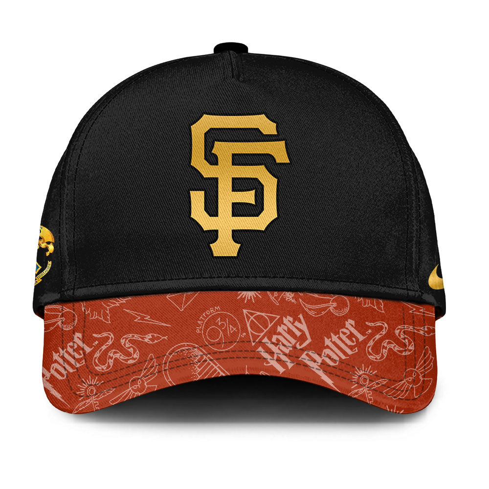 LIMITED EDITION - NEW CUSTOMIZED MLB06 SF GIANTS x HARRY POTTER BASEBALL JERSEY & CAP
