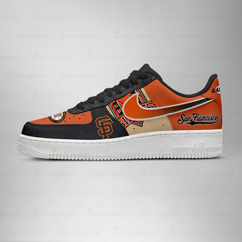 LIMITED EDITION - NEW CUSTOMIZED MLB06 SF GIANTS AF1 SHOES