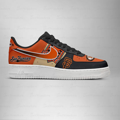 LIMITED EDITION - NEW CUSTOMIZED MLB06 SF GIANTS AF1 SHOES