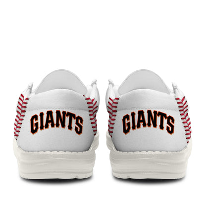 LIMITED EDITION - NEW CUSTOMIZED MLB06 SFG SAN FRANCISCO GIANTS LOAFER SHOES