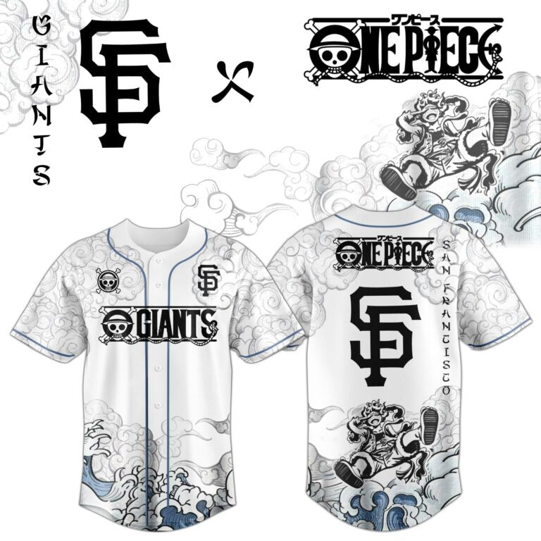 LIMITED EDITION - NEW CUSTOMIZED MLB06 SFG SAN FRANCISCO GIANTS x ONE PIECE BASEBALL JERSEY & CAP