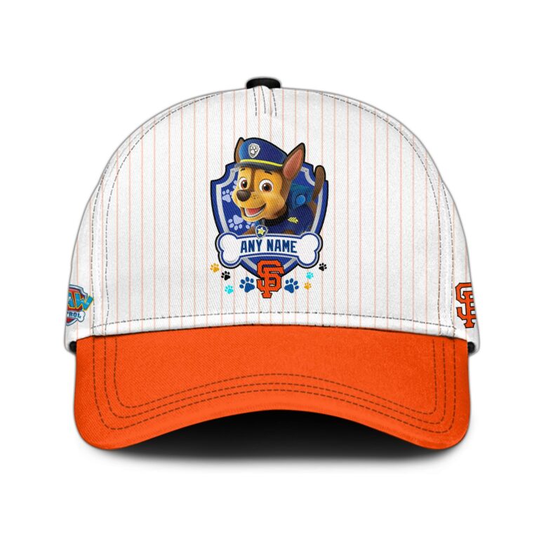 LIMITED EDITION - NEW CUSTOMIZED MLB06 SFG SAN FRANCISCO GIANTS x PAW PATROL BASEBALL JERSEY & CAP