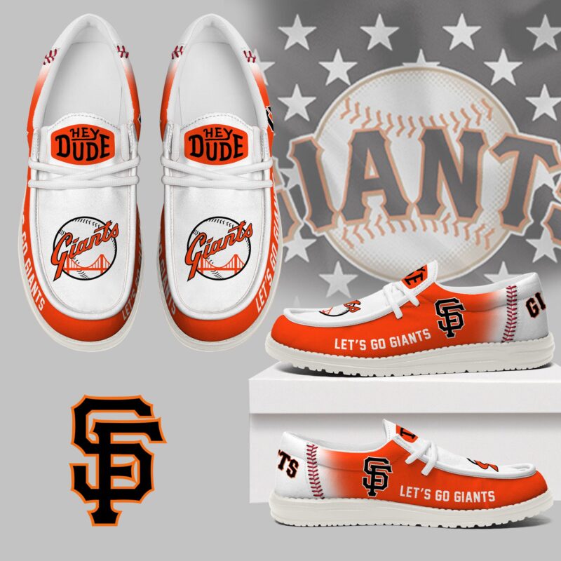 LIMITED EDITION - NEW CUSTOMIZED MLB06 SFG SAN FRANCISCO GIANTS LOAFER SHOES