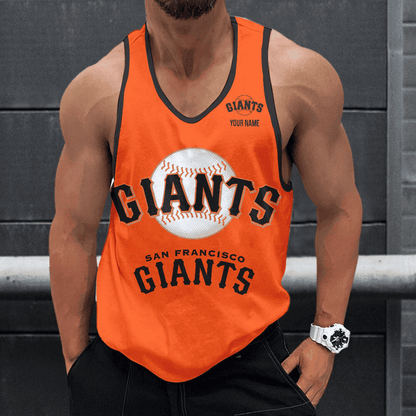 LIMITED EDITION - NEW CUSTOMIZED MLB06 SAN FRANCISCO GIANTS UNISEX TANK TOP