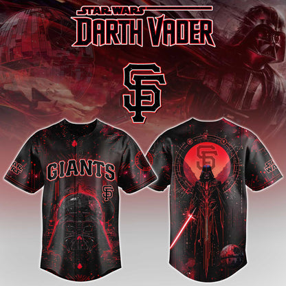 LIMITED EDITION - NEW CUSTOMIZED MLB06 SFG SAN FRANCISCO GIANTS x STAR WARS BASEBALL JERSEY