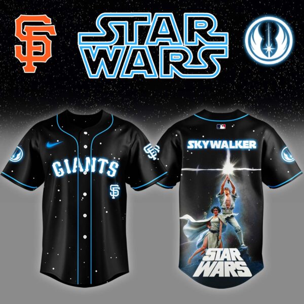 LIMITED EDITION - NEW CUSTOMIZED MLB06 SF GIANTS x STAR WARS BASEBALL JERSEY