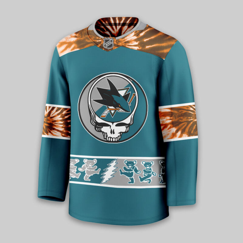 [SUPER SALE] NEW CUSTOMIZED NHL32 SJS SAN JOSE SHARKS UNISEX HOCKEY JERSEY