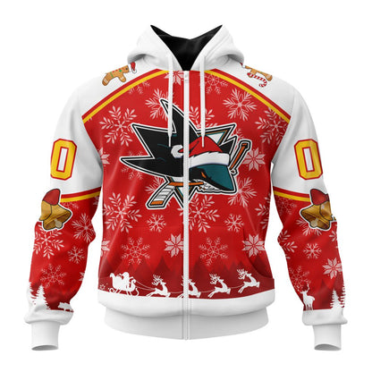 LIMITED EDITION - NEW CUSTOMIZED NHL32 SJS SAN JOSE SHARKS UNISEX T-SHIRT, POLO, HOODIE & JACKETS