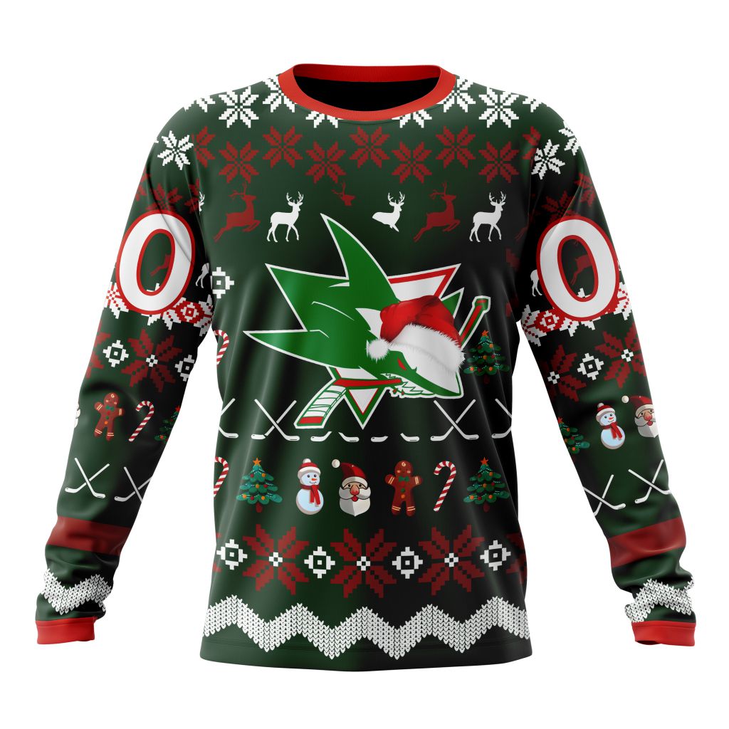 LIMITED EDITION - NEW CUSTOMIZED NHL32 SJS SAN JOSE SHARKS UNISEX T-SHIRT, POLO, HOODIE & JACKETS