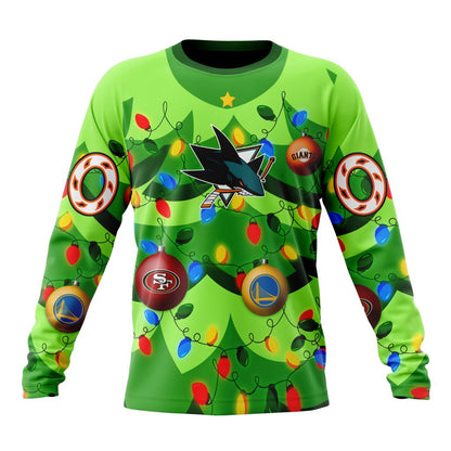 LIMITED EDITION - NEW CUSTOMIZED NHL32 SJS SAN JOSE SHARKS UNISEX T-SHIRT, POLO, HOODIE & JACKETS