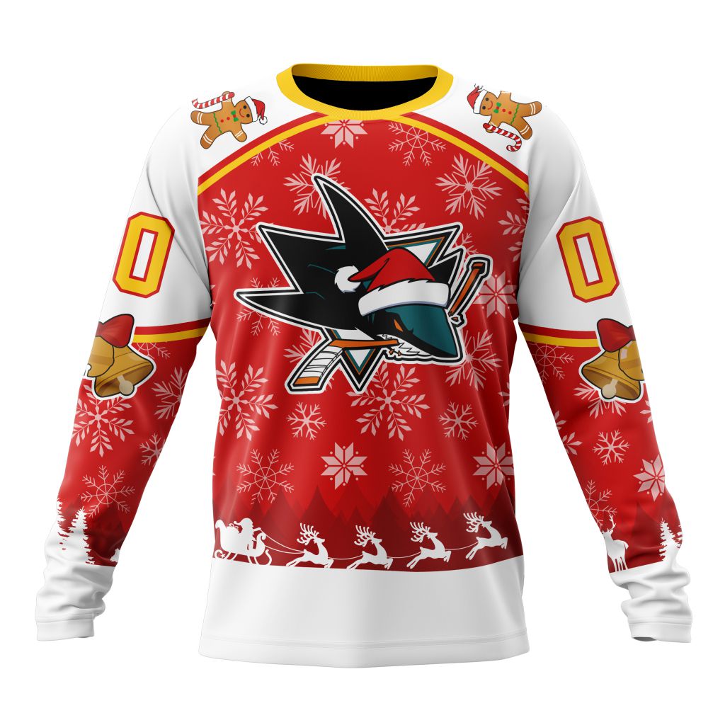 LIMITED EDITION - NEW CUSTOMIZED NHL32 SJS SAN JOSE SHARKS UNISEX T-SHIRT, POLO, HOODIE & JACKETS