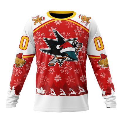 LIMITED EDITION - NEW CUSTOMIZED NHL32 SJS SAN JOSE SHARKS UNISEX T-SHIRT, POLO, HOODIE & JACKETS