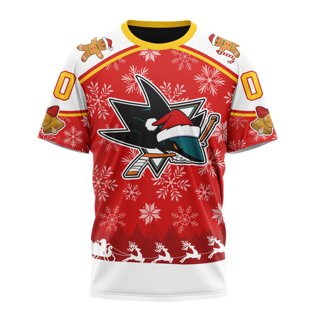 LIMITED EDITION - NEW CUSTOMIZED NHL32 SJS SAN JOSE SHARKS UNISEX T-SHIRT, POLO, HOODIE & JACKETS