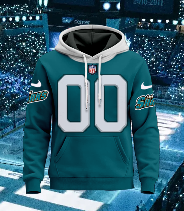 LIMITED EDITION - NEW CUSTOMIZED NHL32 SJS SAN JOSE SHARKS UNISEX T-SHIRT, POLO, HOODIE & JACKETS