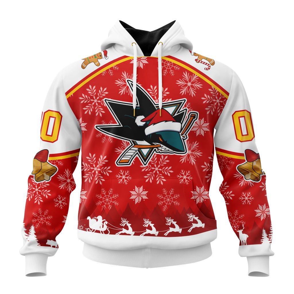 LIMITED EDITION - NEW CUSTOMIZED NHL32 SJS SAN JOSE SHARKS UNISEX T-SHIRT, POLO, HOODIE & JACKETS