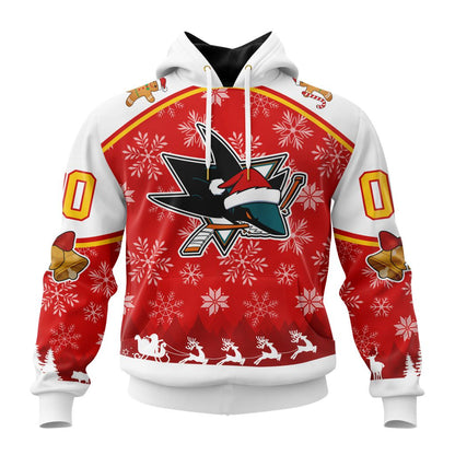 LIMITED EDITION - NEW CUSTOMIZED NHL32 SJS SAN JOSE SHARKS UNISEX T-SHIRT, POLO, HOODIE & JACKETS