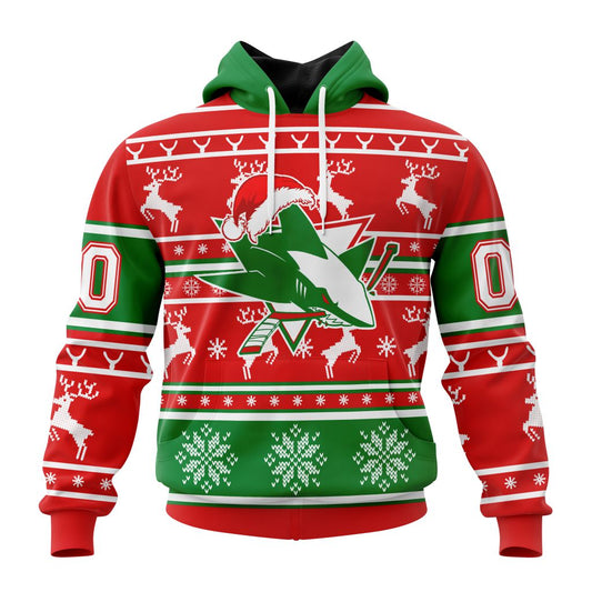 LIMITED EDITION - NEW CUSTOMIZED NHL32 SJS SAN JOSE SHARKS UNISEX T-SHIRT, POLO, HOODIE & JACKETS