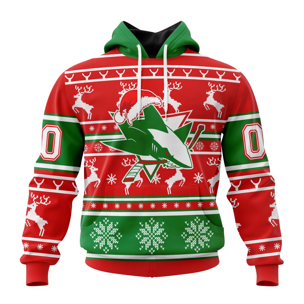LIMITED EDITION - NEW CUSTOMIZED NHL32 SJS SAN JOSE SHARKS UNISEX T-SHIRT, POLO, HOODIE & JACKETS