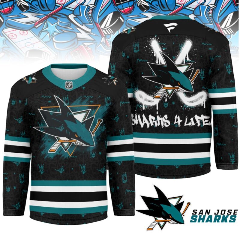LIMITED EDITION - NEW CUSTOMIZED NHL32 SJ SHARKS UNISEX HOCKEY JERSEY
