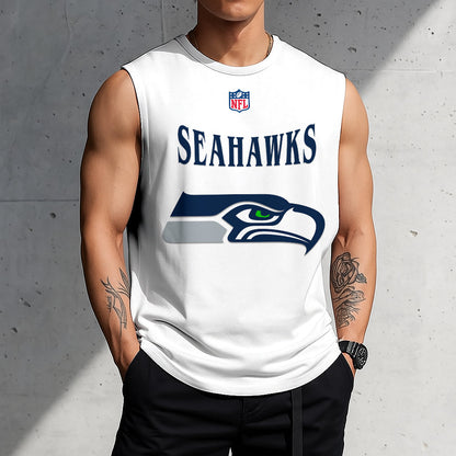 LIMITED EDITION - NEW CUSTOMIZED NFL06 SSH SEATTLE SEAHAWKS TANKTOP & GYM SHIRT