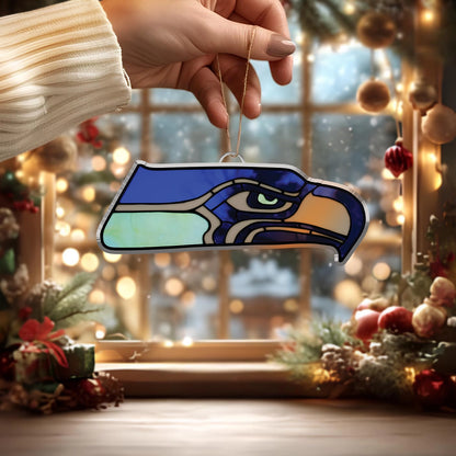 LIMITED EDITION - NEW CUSTOMIZED NFL06 SSH SEATTLE SEAHAWKS ACRYLIC ORNAMENT