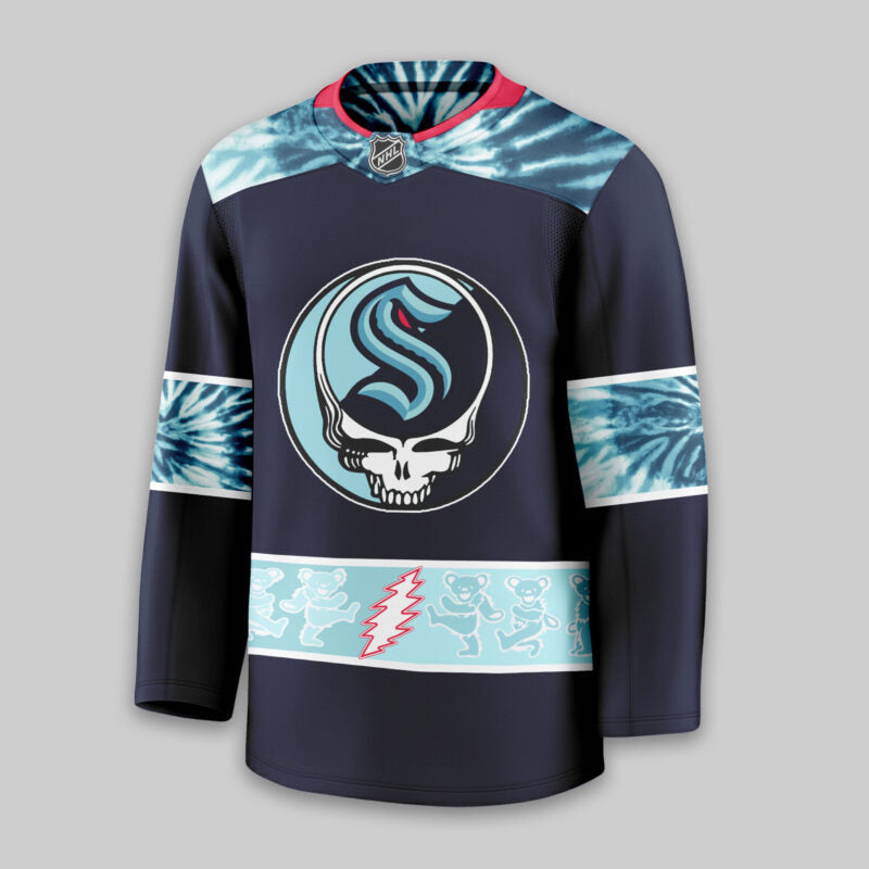 [SUPER SALE] NEW CUSTOMIZED NHL20 STK SEATTLE KRAKEN UNISEX HOCKEY JERSEY
