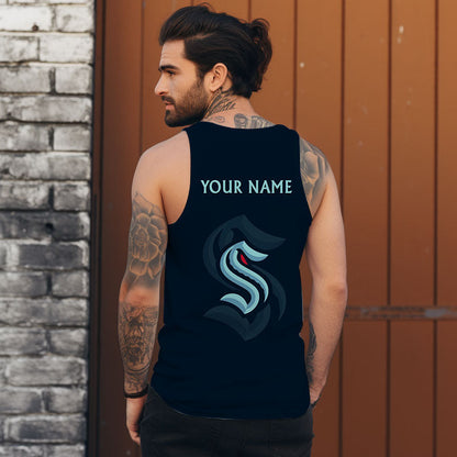 LIMITED EDITION - NEW CUSTOMIZED NHL20 STK SEATTLE KRAKEN UNISEX TANK TOP