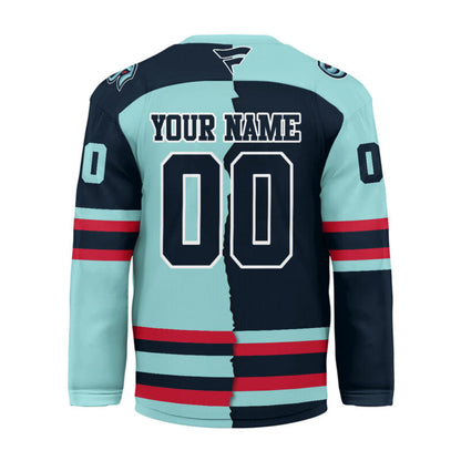 [SUPER SALE] NEW CUSTOMIZED NHL20 STK SEATTLE KRAKEN UNISEX HOCKEY JERSEY
