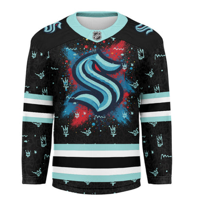 LIMITED EDITION - NEW CUSTOMIZED NHL20 ST KRAKEN UNISEX HOCKEY JERSEY