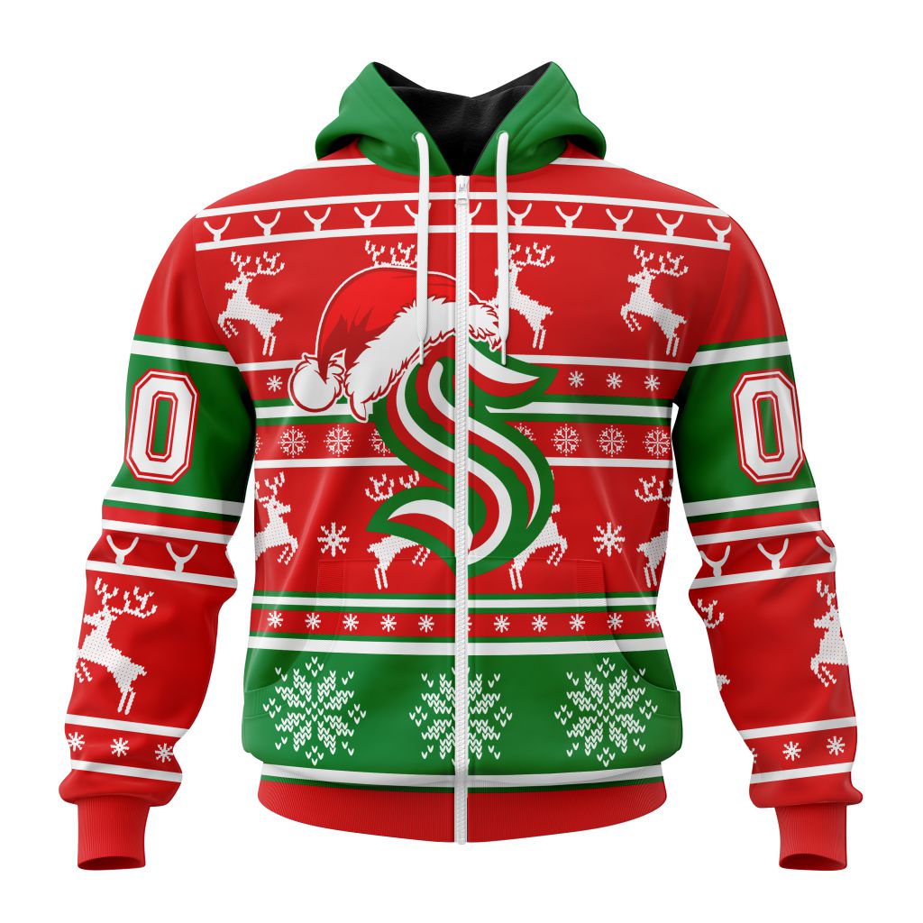 LIMITED EDITION - NEW CUSTOMIZED NHL20 STK SEATTLE KRAKEN UNISEX T-SHIRT, POLO, HOODIE & JACKETS
