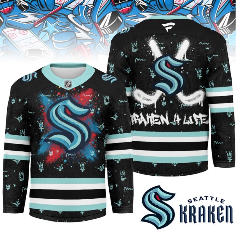 LIMITED EDITION - NEW CUSTOMIZED NHL20 ST KRAKEN UNISEX HOCKEY JERSEY