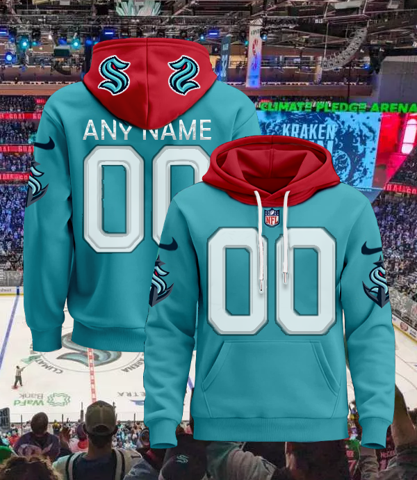 LIMITED EDITION - NEW CUSTOMIZED NHL20 STK SEATTLE KRAKEN UNISEX T-SHIRT, POLO, HOODIE & JACKETS