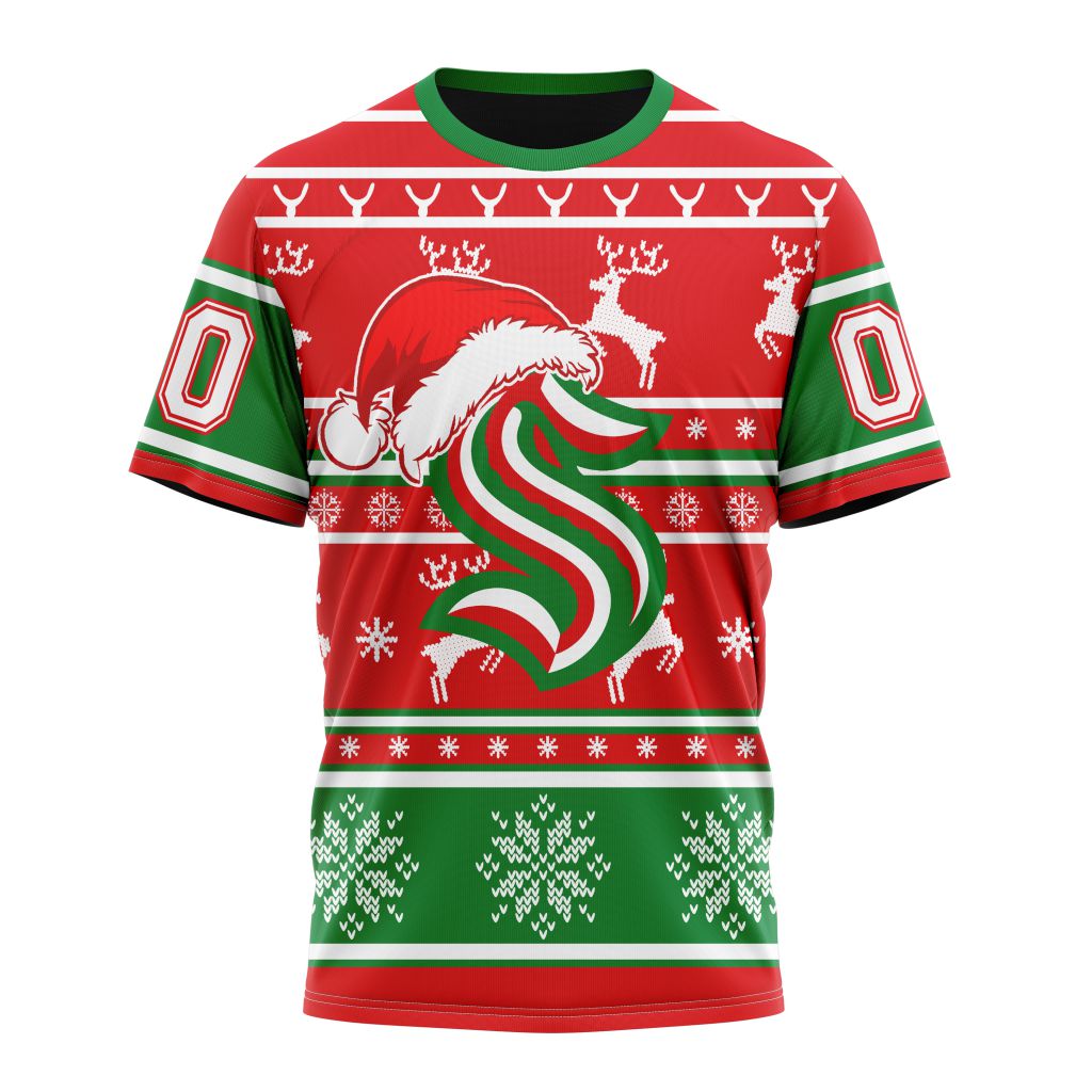 LIMITED EDITION - NEW CUSTOMIZED NHL20 STK SEATTLE KRAKEN UNISEX T-SHIRT, POLO, HOODIE & JACKETS