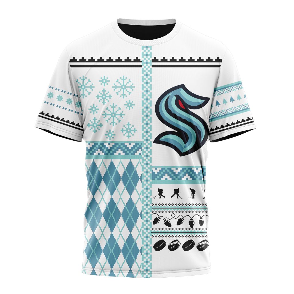 LIMITED EDITION - NEW CUSTOMIZED NHL20 STK SEATTLE KRAKEN UNISEX T-SHIRT, POLO, HOODIE & JACKETS