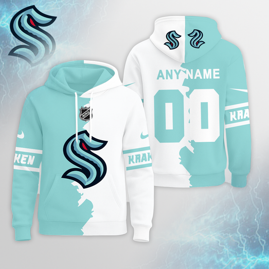 LIMITED EDITION - NEW CUSTOMIZED NHL20 STK SEATTLE KRAKEN UNISEX T-SHIRT, POLO, HOODIE & JACKETS
