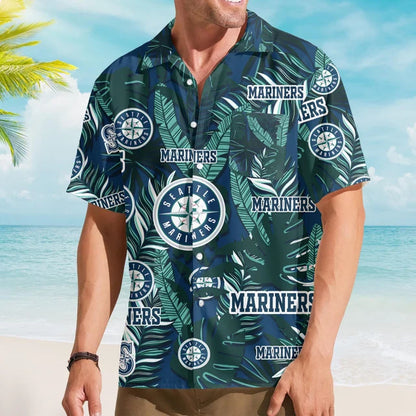 LIMITED EDITION - NEW CUSTOMIZED MLB14 SMS SEATTLE MARINERS UNISEX HAWAIIAN SHIRT