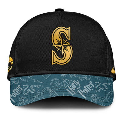 LIMITED EDITION - NEW CUSTOMIZED MLB14 ST MARINERS x HARRY POTTER BASEBALL JERSEY & CAP