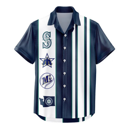 LIMITED EDITION - NEW CUSTOMIZED MLB14 SMS SEATTLE MARINERS UNISEX HAWAIIAN SHIRT