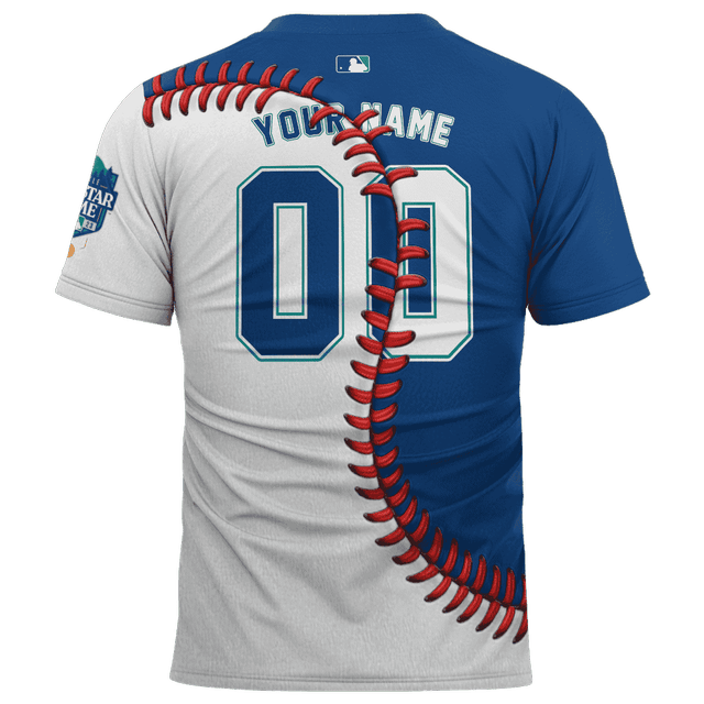 LIMITED EDITION - NEW CUSTOMIZED MLB14 SMS SEATTLE MARINERS BASEBALL JERSEY