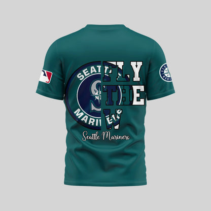 LIMITED EDITION - NEW CUSTOMIZED MLB14 SMS SEATTLE MARINERS T-SHIRT, HOODIE, ZIP HOODIE