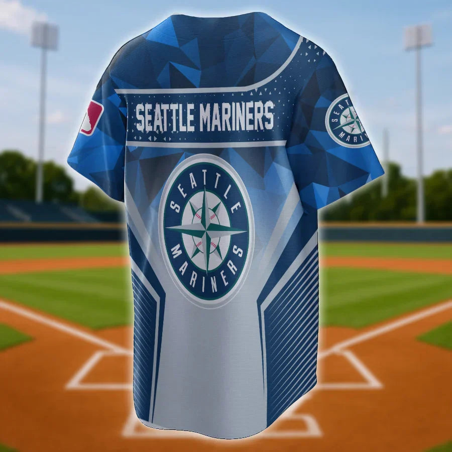 LIMITED EDITION - NEW CUSTOMIZED MLB14 SMS SEATTLE MARINERS BASEBALL JERSEY