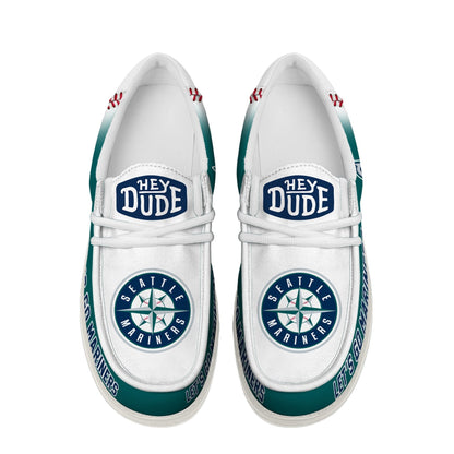 LIMITED EDITION - NEW CUSTOMIZED MLB14 SMS SEATTLE MARINERS LOAFER SHOES